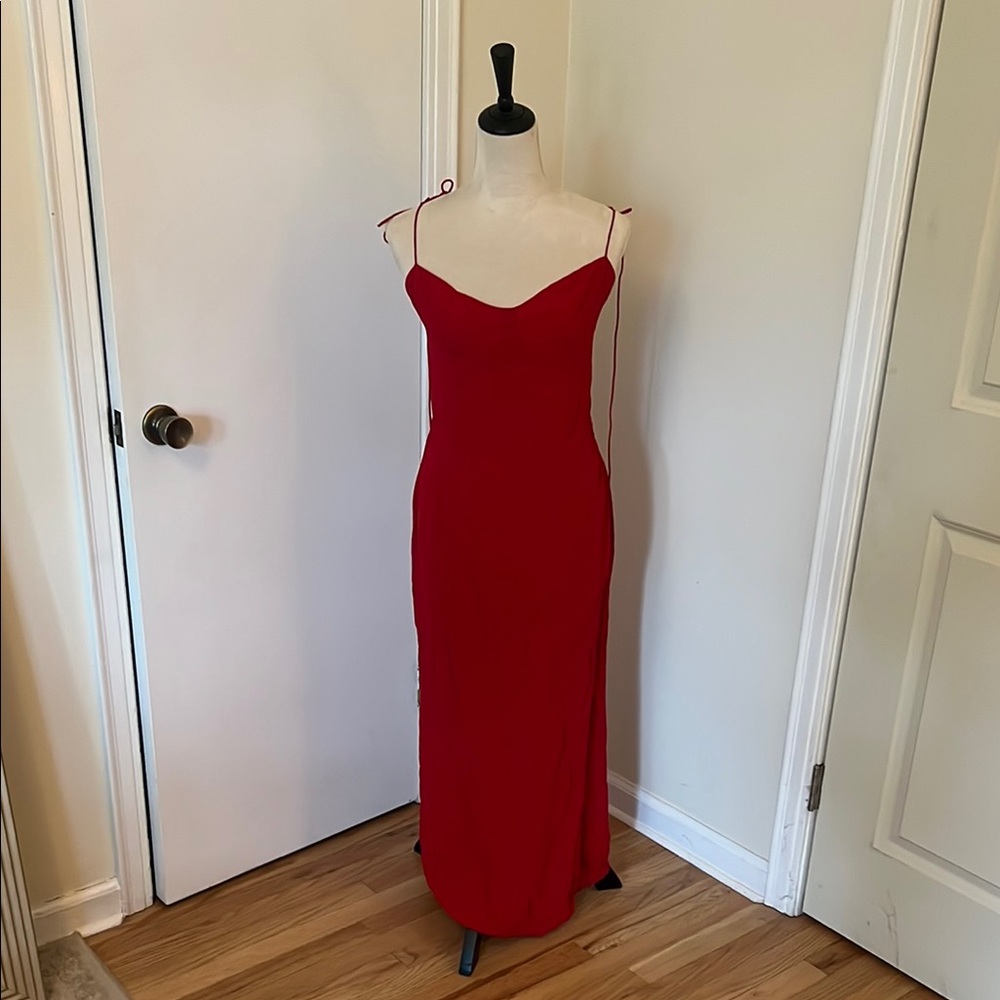 Reformation Red Maxi Dress